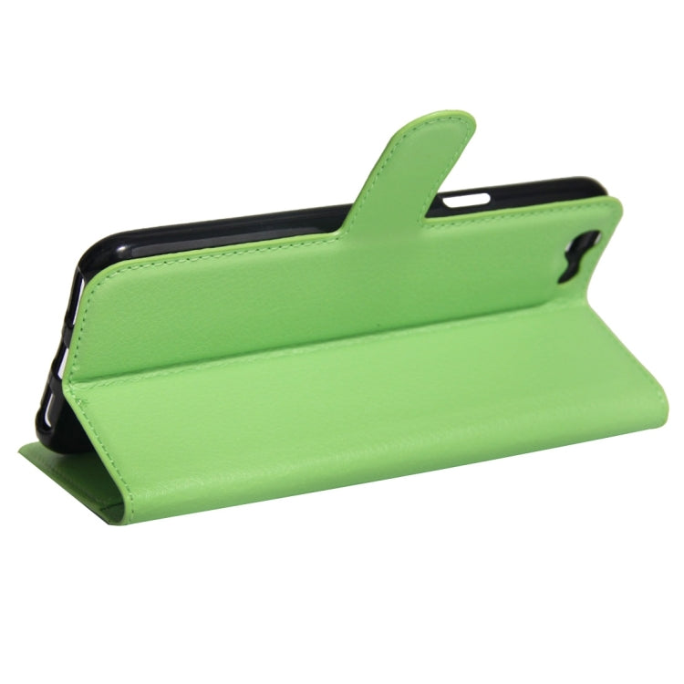 For OPPO  A59 Litchi Texture Horizontal Flip Leather Case with Holder & Card Slots & Wallet