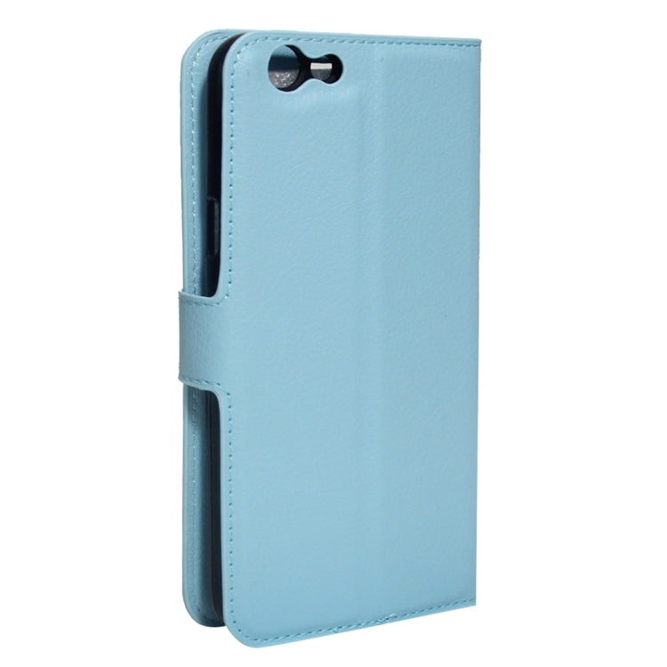 For OPPO  A59 Litchi Texture Horizontal Flip Leather Case with Holder & Card Slots & Wallet