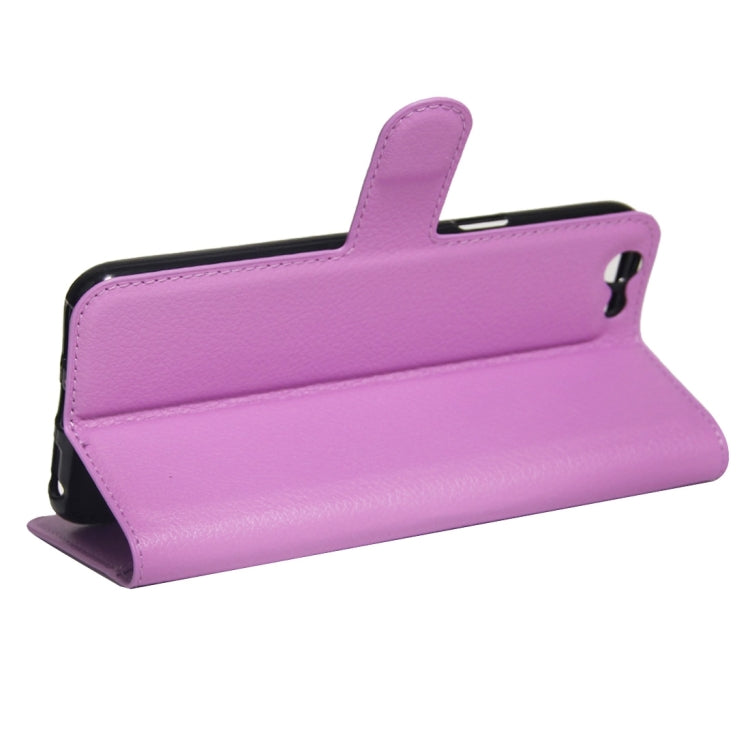 For OPPO  A59 Litchi Texture Horizontal Flip Leather Case with Holder & Card Slots & Wallet