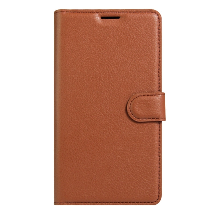 For OPPO  A59 Litchi Texture Horizontal Flip Leather Case with Holder & Card Slots & Wallet