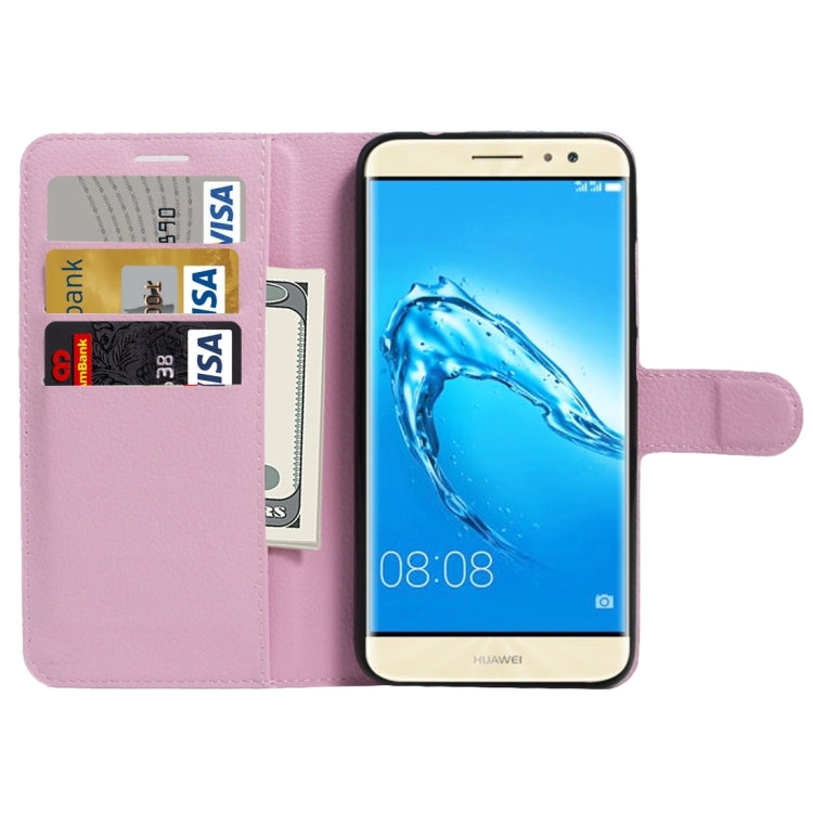 For Huawei  Maimang 5 Litchi Texture Horizontal Flip Leather Case with Holder & Card Slots & Wallet
