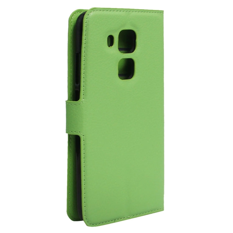 For Huawei  Maimang 5 Litchi Texture Horizontal Flip Leather Case with Holder & Card Slots & Wallet