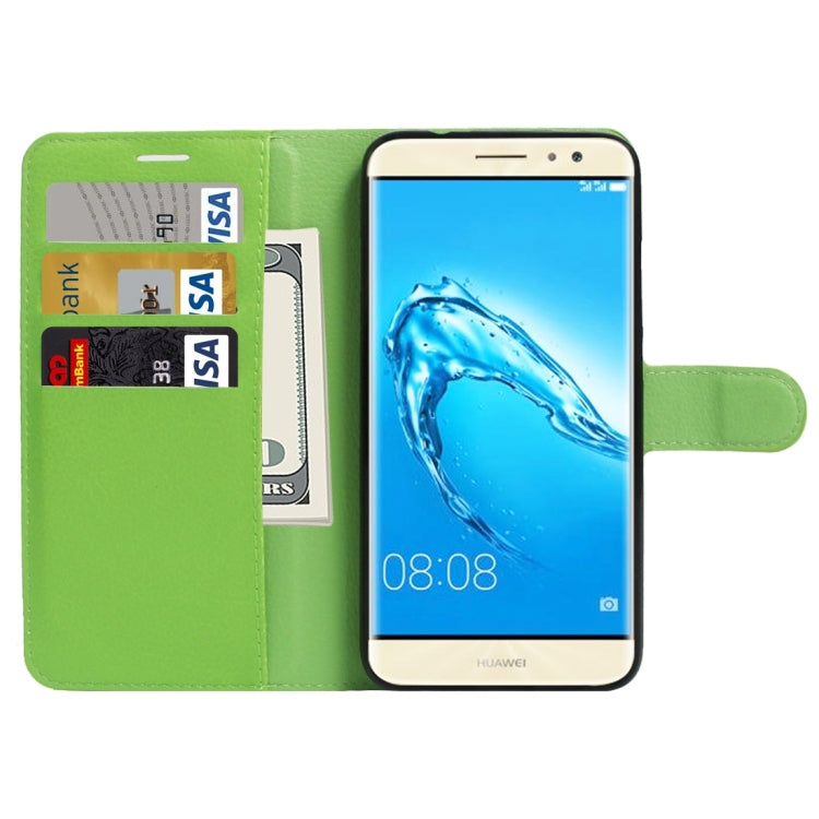 For Huawei  Maimang 5 Litchi Texture Horizontal Flip Leather Case with Holder & Card Slots & Wallet