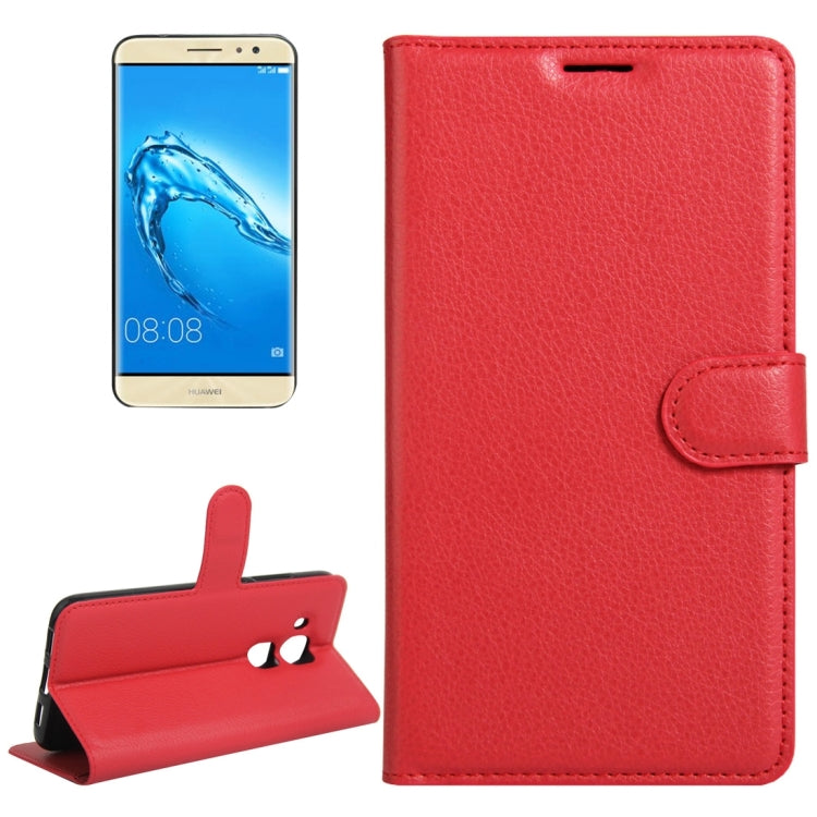 For Huawei  Maimang 5 Litchi Texture Horizontal Flip Leather Case with Holder & Card Slots & Wallet