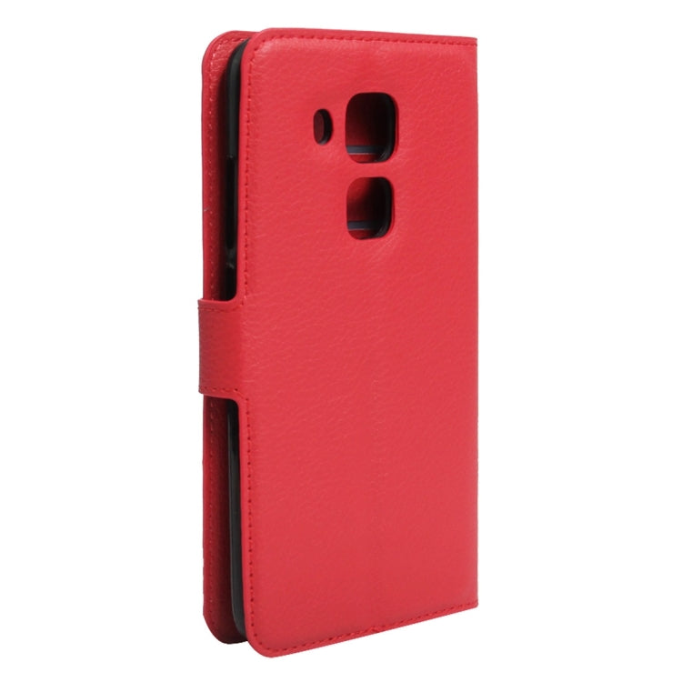 For Huawei  Maimang 5 Litchi Texture Horizontal Flip Leather Case with Holder & Card Slots & Wallet