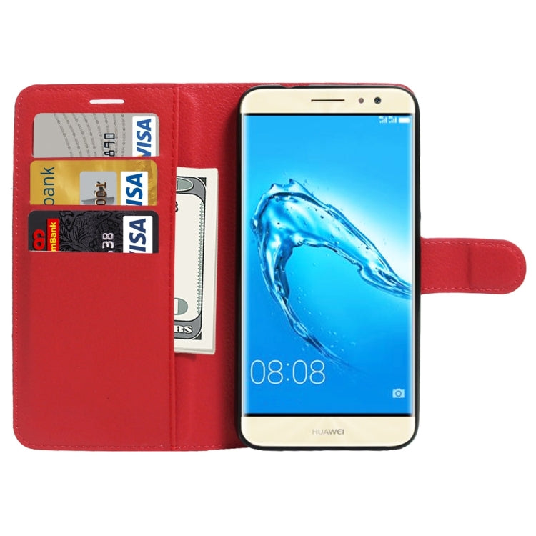 For Huawei  Maimang 5 Litchi Texture Horizontal Flip Leather Case with Holder & Card Slots & Wallet