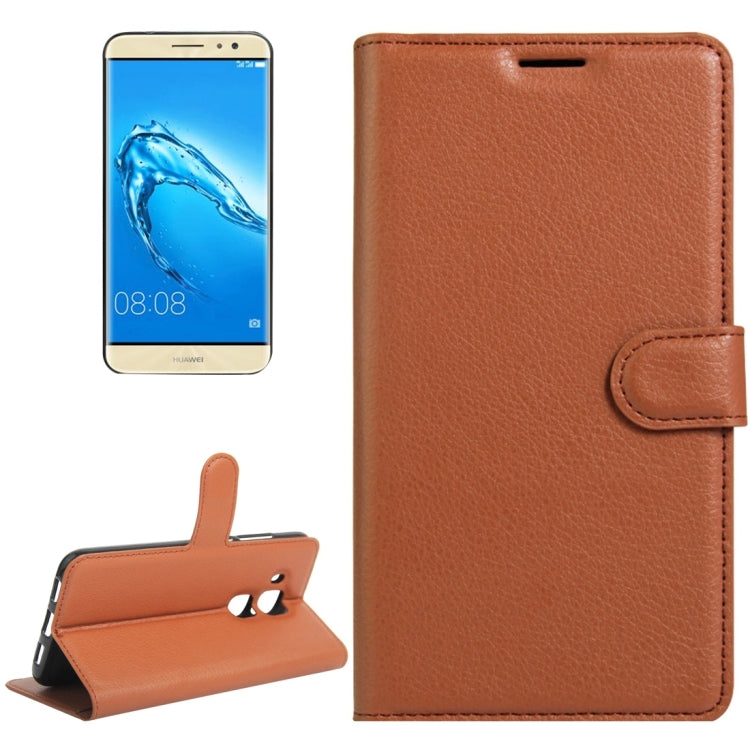 For Huawei  Maimang 5 Litchi Texture Horizontal Flip Leather Case with Holder & Card Slots & Wallet