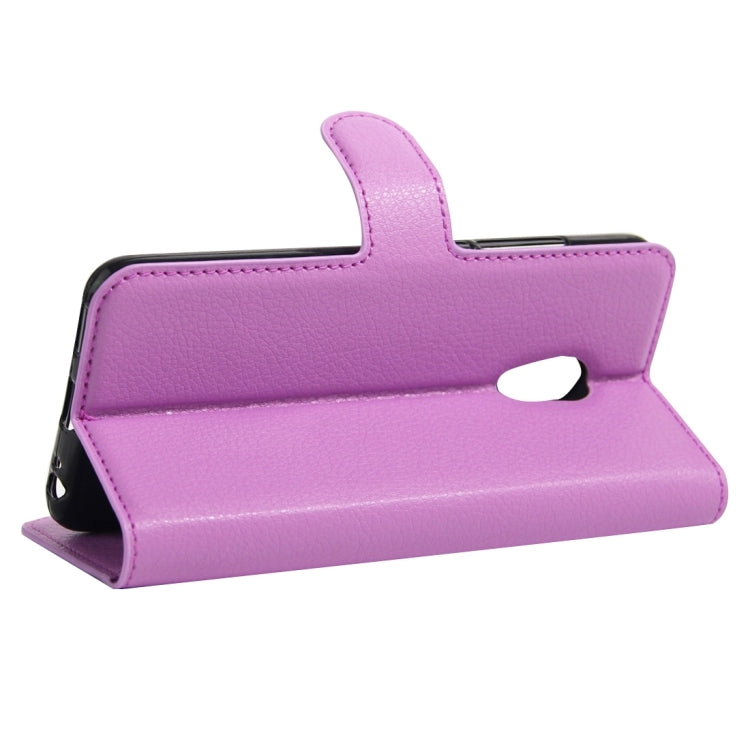 For Meizu  M3E / Meilan E Litchi Texture Horizontal Flip Leather Case with Holder & Card Slots & Wallet