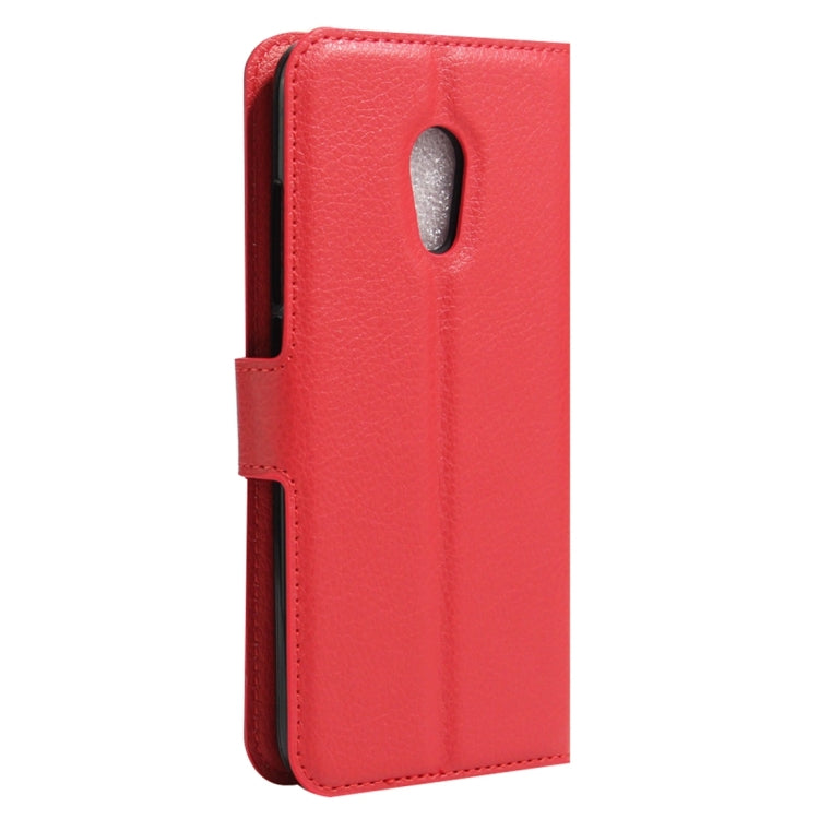 For Meizu  M3E / Meilan E Litchi Texture Horizontal Flip Leather Case with Holder & Card Slots & Wallet