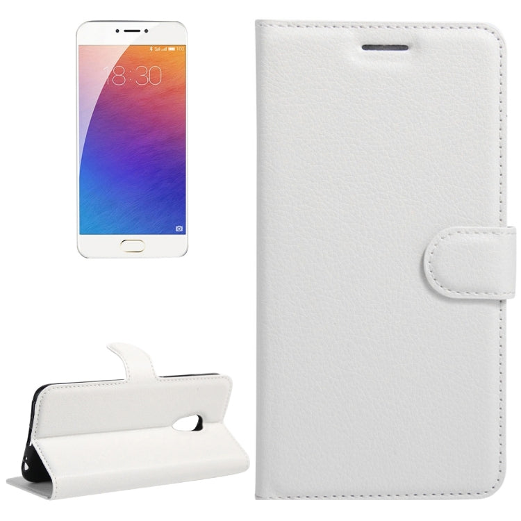 For Meizu  M3E / Meilan E Litchi Texture Horizontal Flip Leather Case with Holder & Card Slots & Wallet