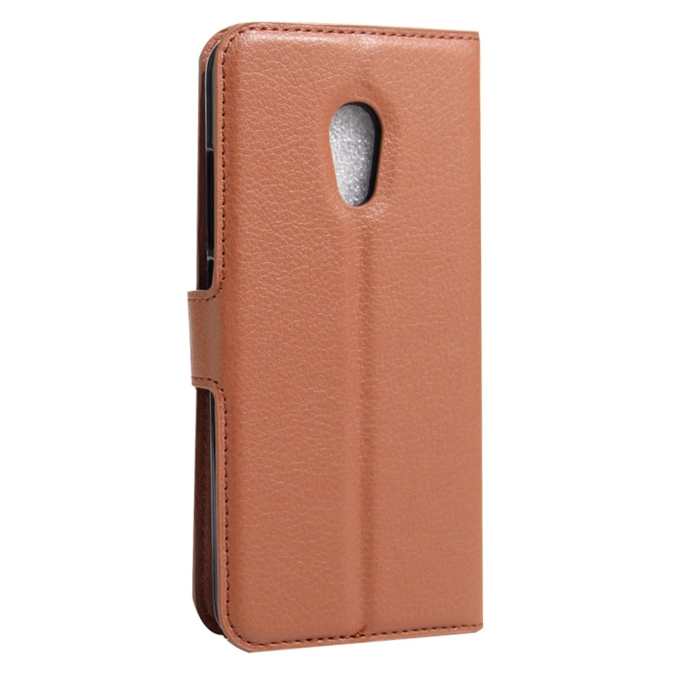 For Meizu  M3E / Meilan E Litchi Texture Horizontal Flip Leather Case with Holder & Card Slots & Wallet
