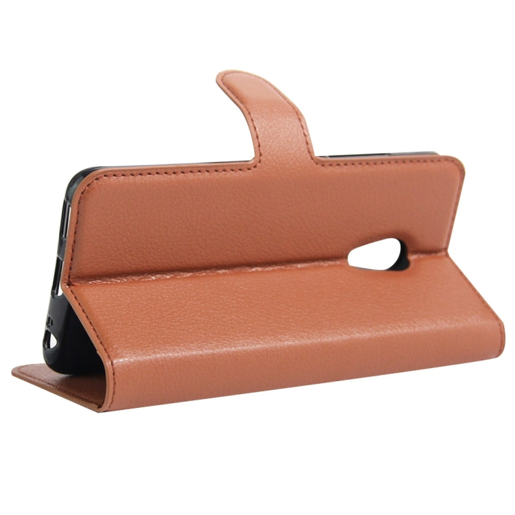 For Meizu  M3E / Meilan E Litchi Texture Horizontal Flip Leather Case with Holder & Card Slots & Wallet