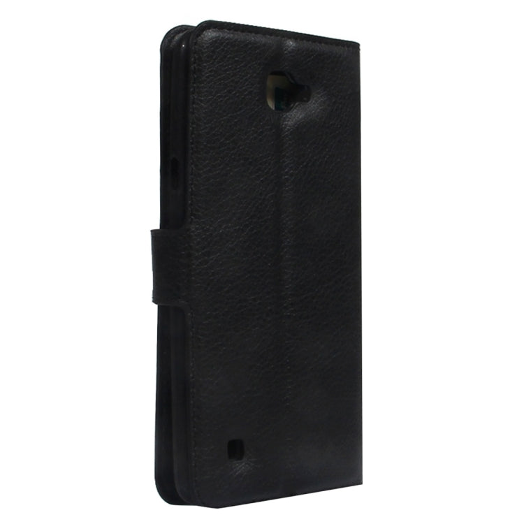 For LG X5 Litchi Texture Horizontal Flip Leather Case with Holder & Card Slots & Wallet