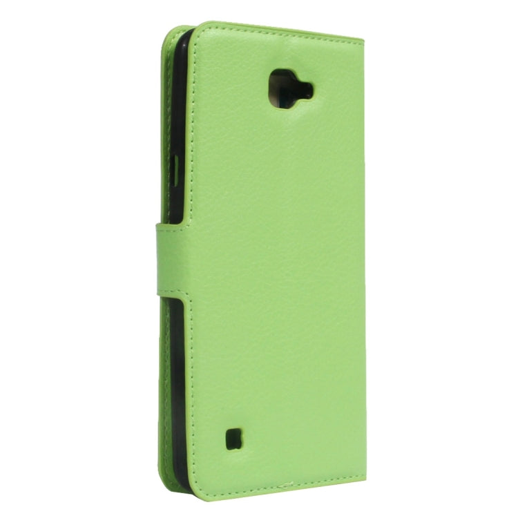 For LG X5 Litchi Texture Horizontal Flip Leather Case with Holder & Card Slots & Wallet