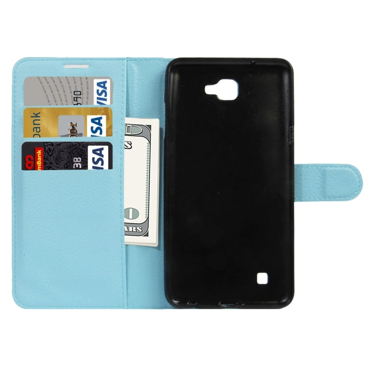 For LG X5 Litchi Texture Horizontal Flip Leather Case with Holder & Card Slots & Wallet