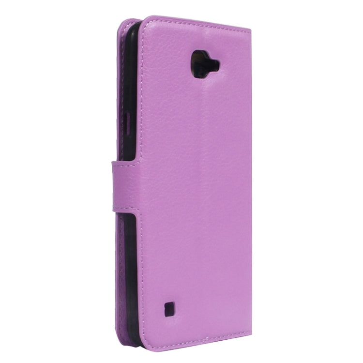 For LG X5 Litchi Texture Horizontal Flip Leather Case with Holder & Card Slots & Wallet