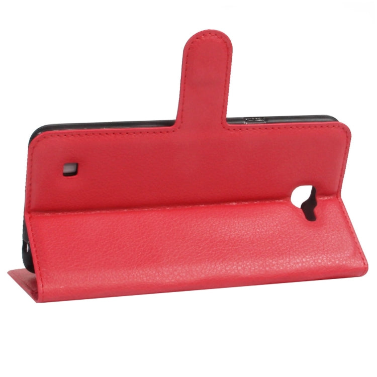 For LG X5 Litchi Texture Horizontal Flip Leather Case with Holder & Card Slots & Wallet