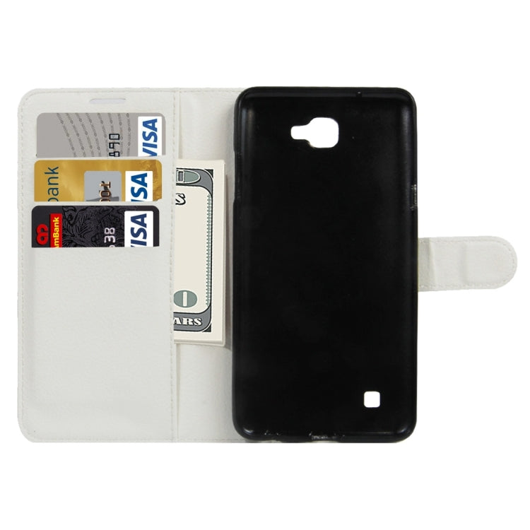 For LG X5 Litchi Texture Horizontal Flip Leather Case with Holder & Card Slots & Wallet