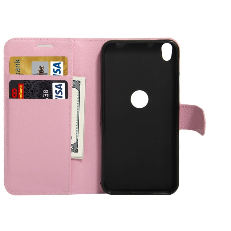 For Alcatel Shine Lite Litchi Texture Horizontal Flip PU Leather Case with Holder & Card Slots & Wallet