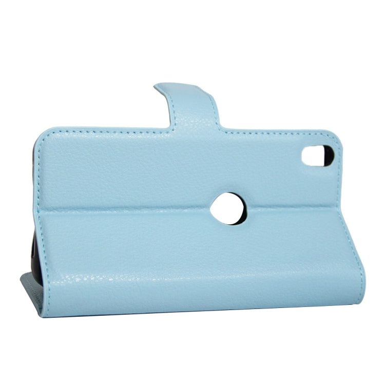 For Alcatel Shine Lite Litchi Texture Horizontal Flip PU Leather Case with Holder & Card Slots & Wallet