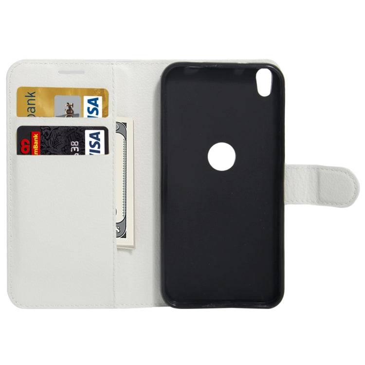 For Alcatel Shine Lite Litchi Texture Horizontal Flip PU Leather Case with Holder & Card Slots & Wallet