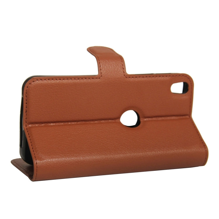 For Alcatel Shine Lite Litchi Texture Horizontal Flip PU Leather Case with Holder & Card Slots & Wallet