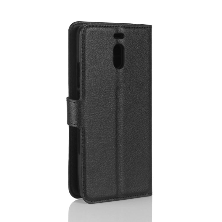 For Meizu  M6 Note Litchi Texture PU +TPU Horizontal Flip Leather Case With Holder & Card Slots & Wallet
