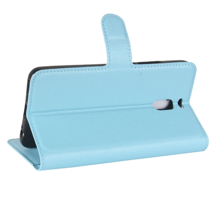 For Meizu  M6 Note Litchi Texture PU +TPU Horizontal Flip Leather Case With Holder & Card Slots & Wallet