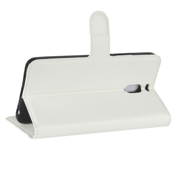 For Meizu  M6 Note Litchi Texture PU +TPU Horizontal Flip Leather Case With Holder & Card Slots & Wallet