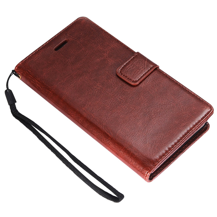 For Huawei  P8 Lite Crazy Horse Texture Horizontal Flip Leather Case with Photo Frame & Holder & Card Slots & Wallet & Lanyard