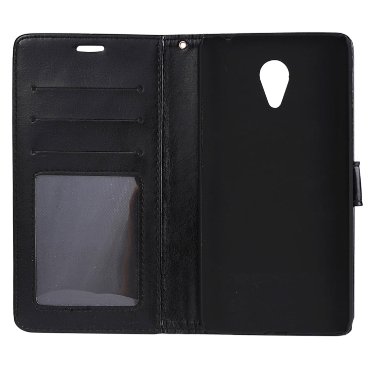 For Meizu  M2 Note Crazy Horse Texture Horizontal Flip Leather Case with Photo Frame & Holder & Card Slots & Wallet & Lanyard