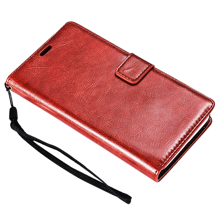 For Meizu  M2 Note Crazy Horse Texture Horizontal Flip Leather Case with Photo Frame & Holder & Card Slots & Wallet & Lanyard