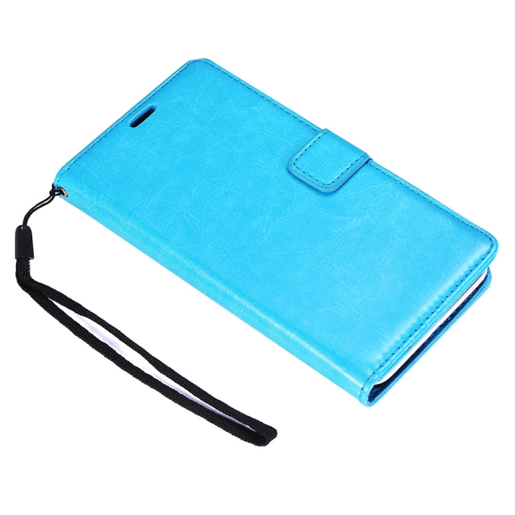 For Meizu  M2 Note Crazy Horse Texture Horizontal Flip Leather Case with Photo Frame & Holder & Card Slots & Wallet & Lanyard