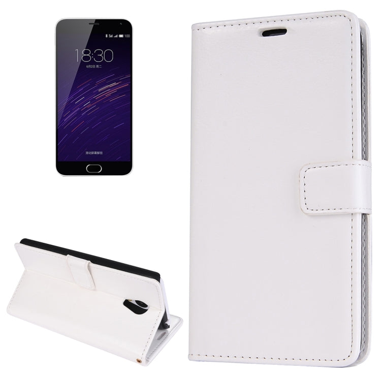 For Meizu  M2 Note Crazy Horse Texture Horizontal Flip Leather Case with Photo Frame & Holder & Card Slots & Wallet & Lanyard