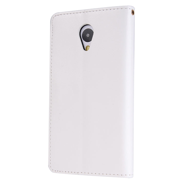 For Meizu  M2 Note Crazy Horse Texture Horizontal Flip Leather Case with Photo Frame & Holder & Card Slots & Wallet & Lanyard