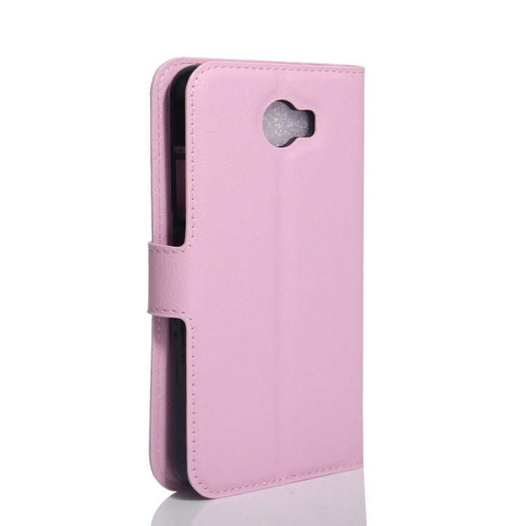 For ARCHOS 50 Cobalt Litchi Texture Horizontal Flip Leather Case with Holder & Card Slots & Wallet