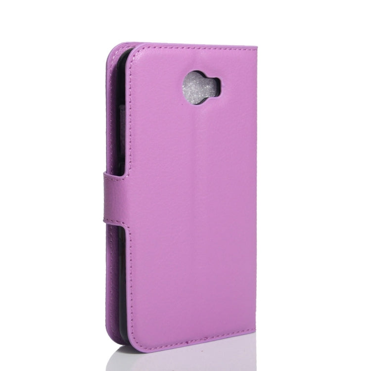 For ARCHOS 50 Cobalt Litchi Texture Horizontal Flip Leather Case with Holder & Card Slots & Wallet