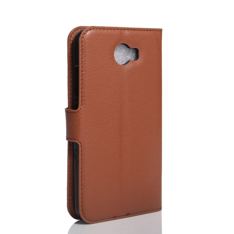For ARCHOS 50 Cobalt Litchi Texture Horizontal Flip Leather Case with Holder & Card Slots & Wallet