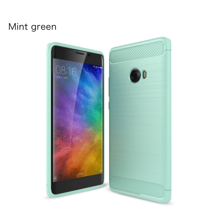 For Xiaomi Note 2 Brushed Texture Carbon Fiber TPU Protective Case