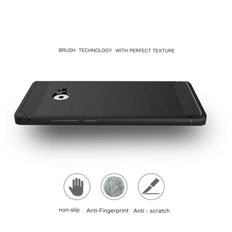 For Xiaomi Note 2 Brushed Texture Carbon Fiber TPU Protective Case