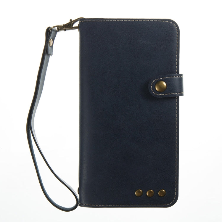 For Huawei P10 Retro Crazy Horse Texture Horizontal Flip PU Leather Case with Card Slots & Wallet & Hand Strap