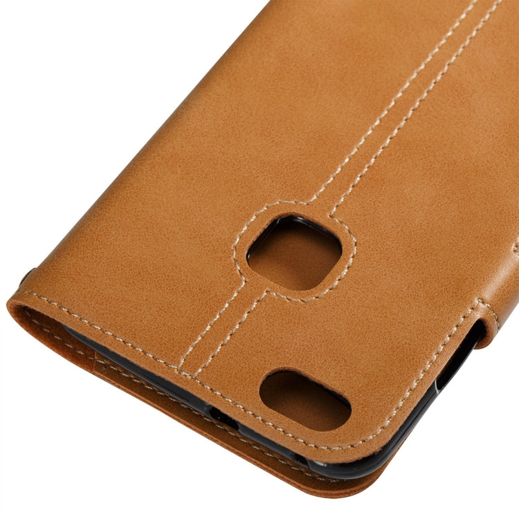 For Huawei P10 Lite Retro Crazy Horse Texture Horizontal Flip PU Leather Case with Card Slots & Wallet & Hand Strap