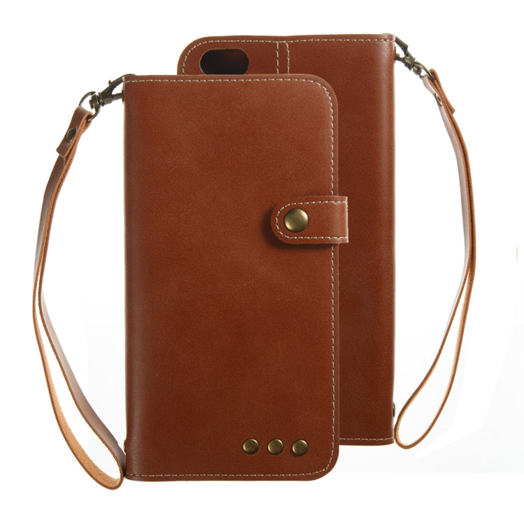 For Huawei P10 Lite Retro Crazy Horse Texture Horizontal Flip PU Leather Case with Card Slots & Wallet & Hand Strap