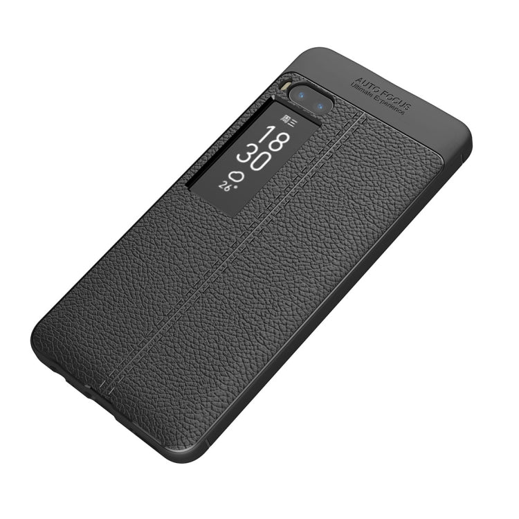 For Meizu PRO 7 Litchi Texture TPU Protective Case