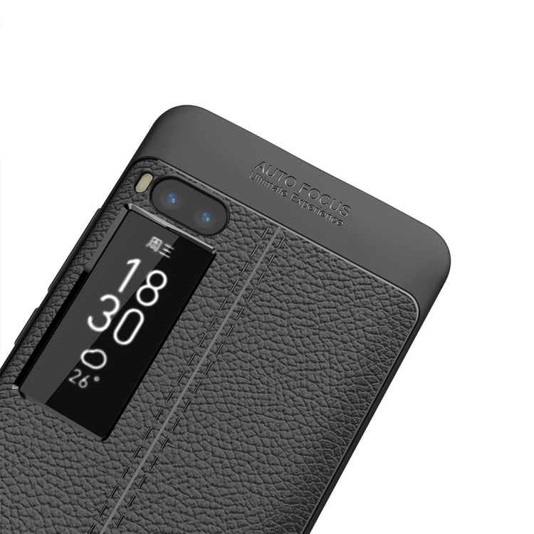 For Meizu PRO 7 Litchi Texture TPU Protective Case