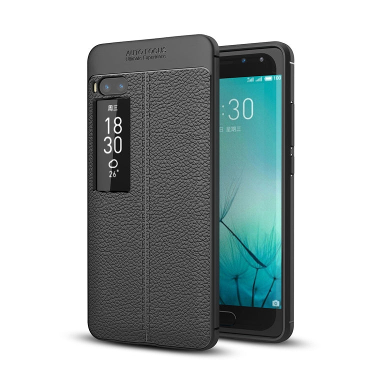 For Meizu PRO 7 Litchi Texture TPU Protective Case