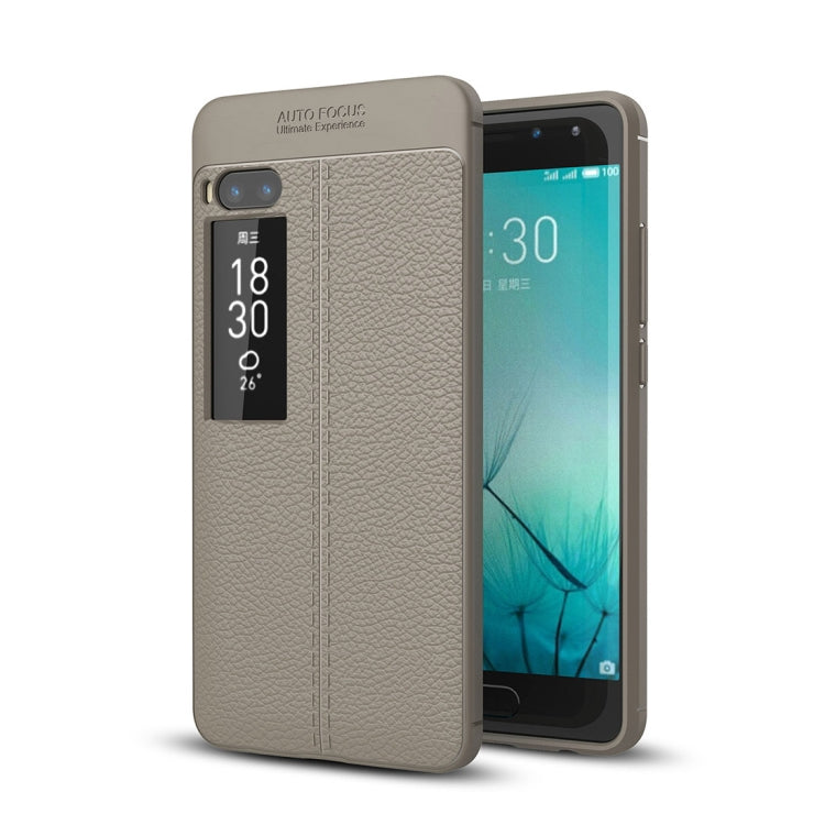 For Meizu PRO 7 Litchi Texture TPU Protective Case