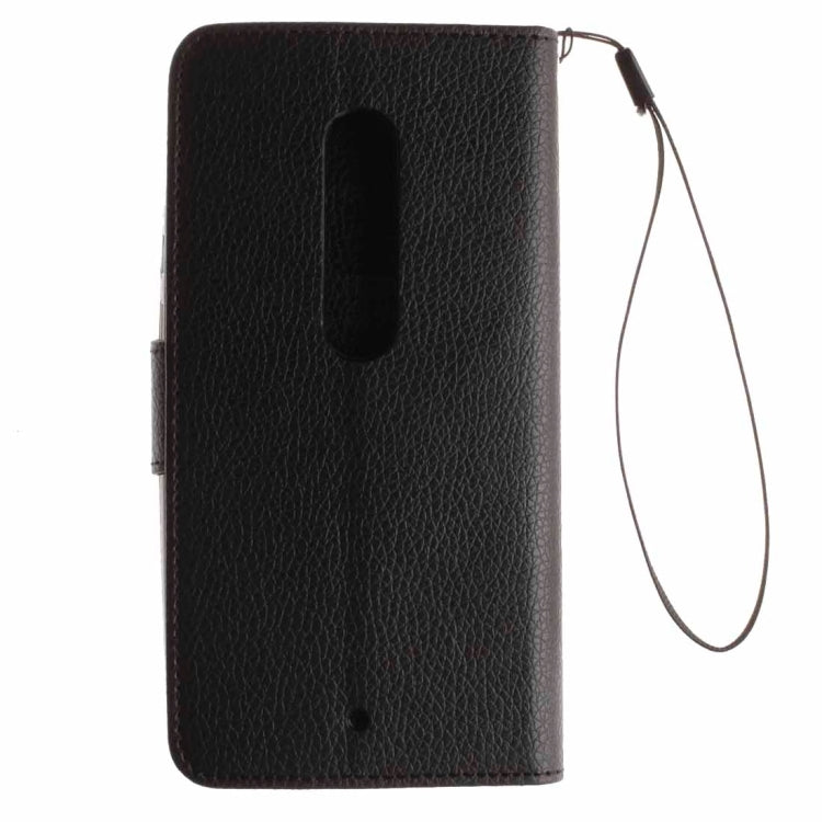 For Motorola Moto X Play Litchi Texture Horizontal Flip Leather Case with Holder & Card Slots & Wallet & Photo Frame & Lanyard