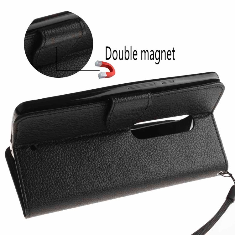 For Motorola Moto X Play Litchi Texture Horizontal Flip Leather Case with Holder & Card Slots & Wallet & Photo Frame & Lanyard