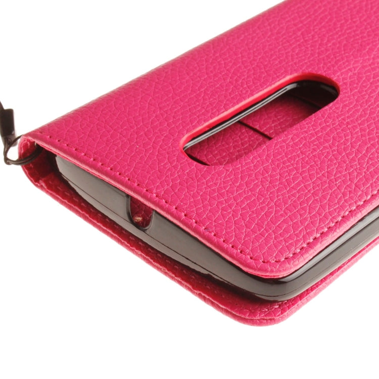 For Motorola Moto X Play Litchi Texture Horizontal Flip Leather Case with Holder & Card Slots & Wallet & Photo Frame & Lanyard